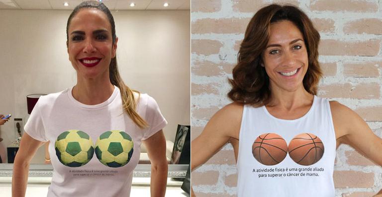 Vips vestem a camisa de campanha contra o câncer