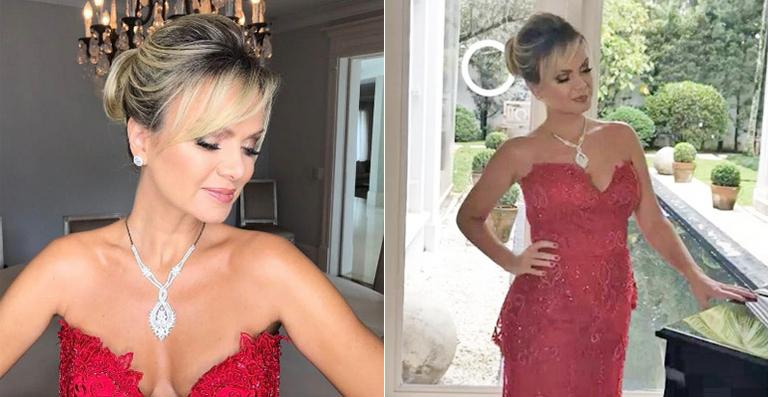 Grávida, Eliana mostra seu look para o ‘Troféu Imprensa’