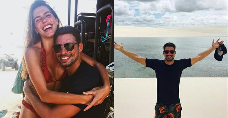 Álbum de viagem: veja fotos de Cauã Reymond e Mariana Goldfarb nos Lençóis Maranhenses
