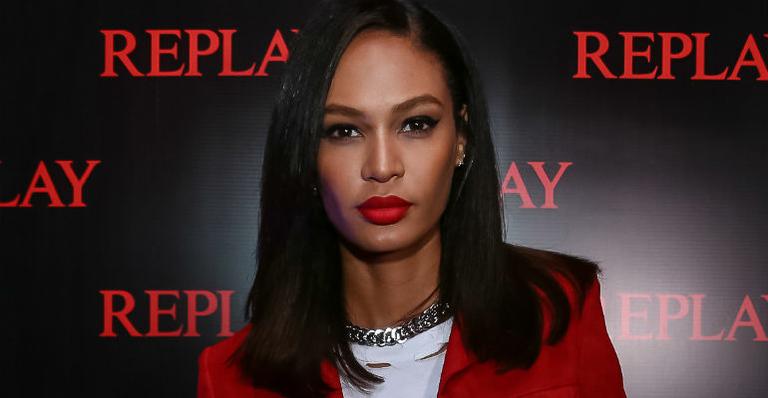 Joan Smalls: rasante em SP para encontro de moda