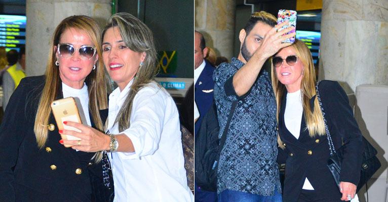 Zilu Camargo causa tumulto em aeroporto no Rio de Janeiro