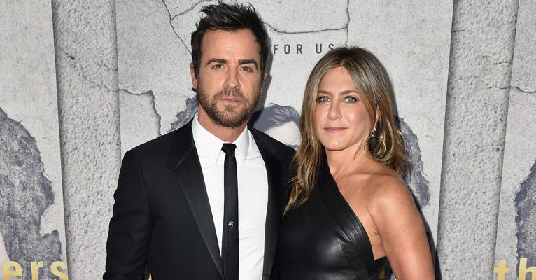 Justin Theroux publica foto rara ao lado da mulher, Jennifer Aniston