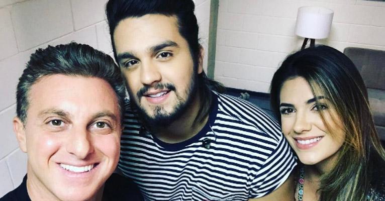 Luciano Huck se diverte com pergunta indiscreta para Jade Magalhães:  “Ta pegando o Luan?”