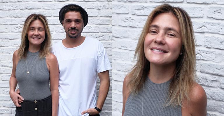 Novo visual! Adriana Esteves muda a cor de seu cabelo