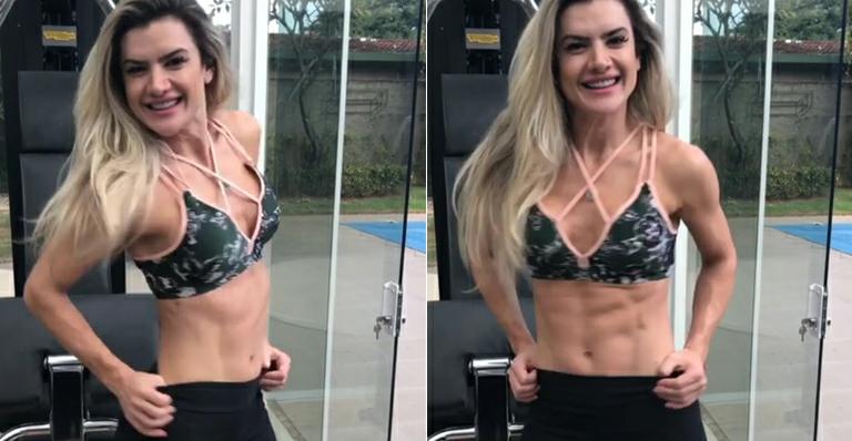 Mirella Santos tira onda com a barriga trincada e surpreende fãs: “Chocada com esse corpo”