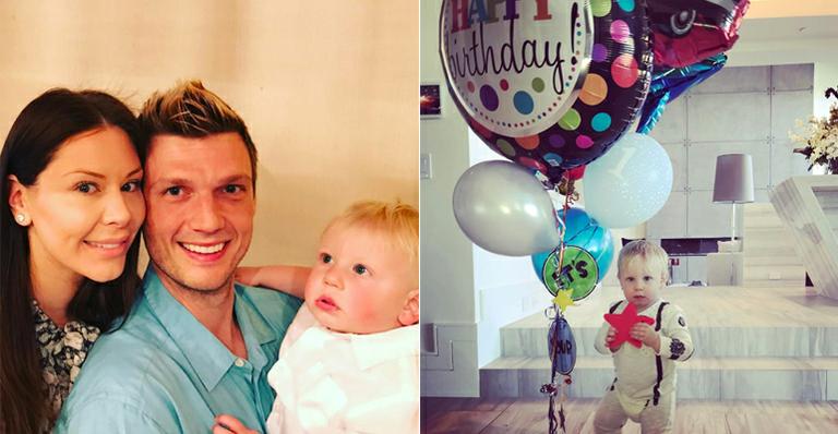 Nick Carter festeja primeiro aniversário do filho: “Amo você”