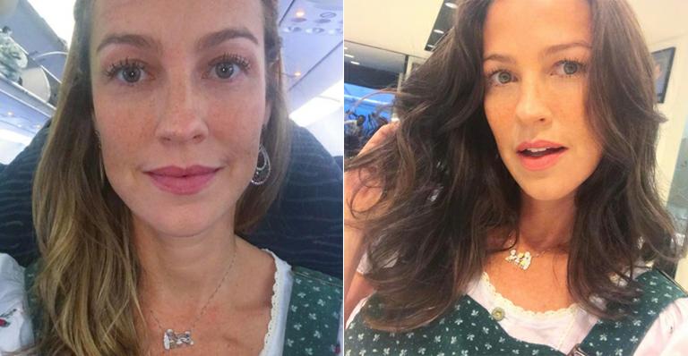 Luana Piovani muda o visual e fica morena: “Mais madura”