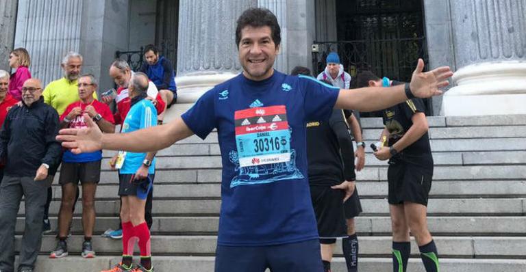 Daniel participa de corrida em Madrid: “Foi muito gostoso”