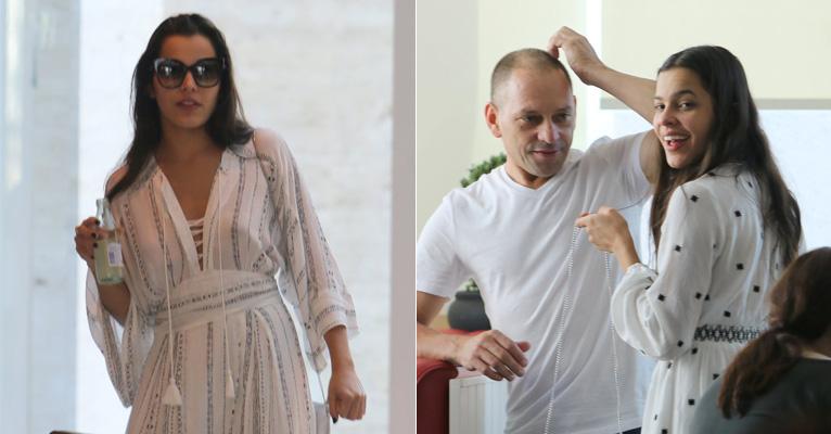 Campeã do BBB 17, Emilly Araújo faz compras em shopping de luxo no Rio ao lado da família