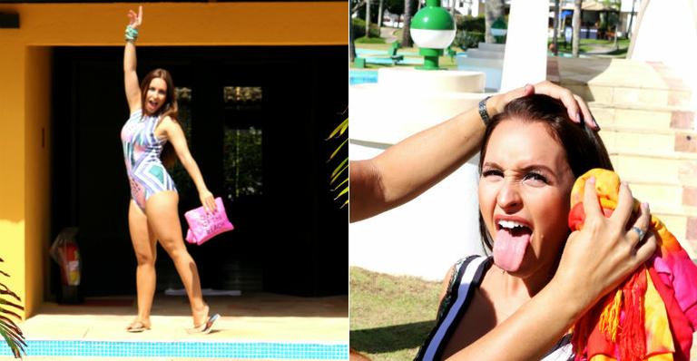 Carla Diaz rouba a cena em ensaio fotográfico na Bahia