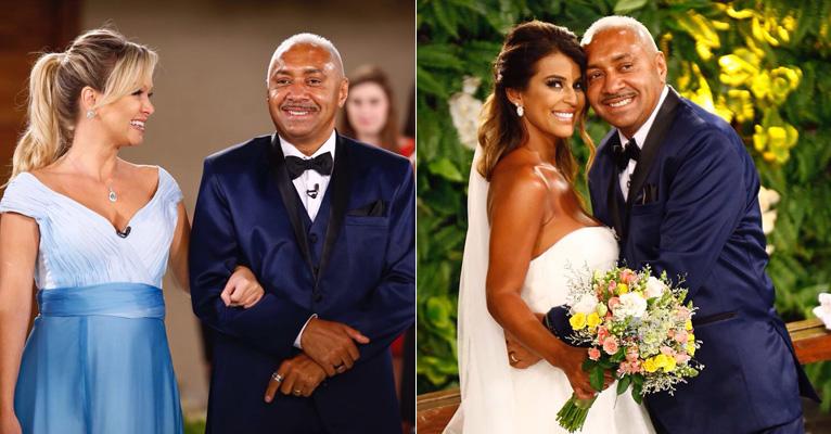 Eliana ajuda mulher de Tiririca, Nana Magalhães, a armar casamento surpresa para humorista