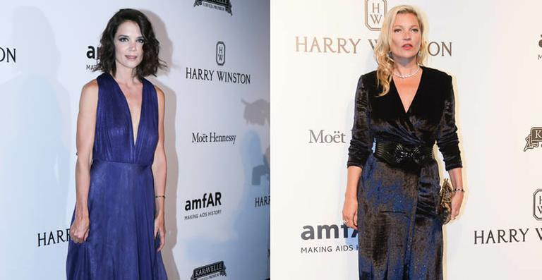 Katie Holmes e Kate Moss marcam presença no baile de gala da amfAR