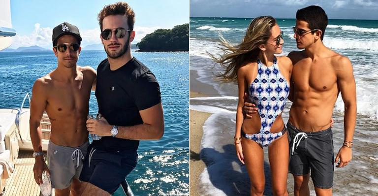 Adeus, músculos! Enzo Celulari mostra corpo sequinho em Angra dos Reis