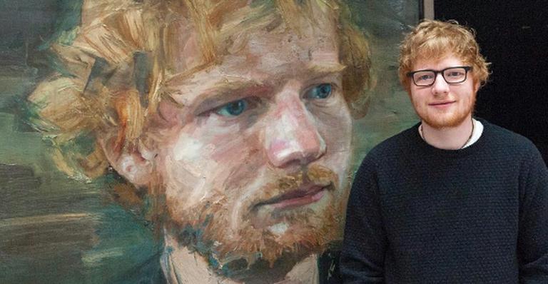 Ed Sheeran ganha retrato em galeria de artes de Londres