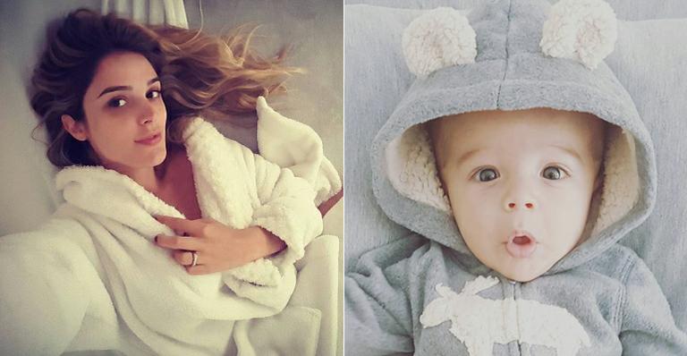 Rafa Brites celebra 3 meses do filho com foto super fofa: “Em meu peito você fez morada”