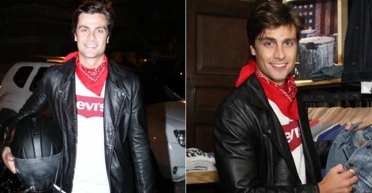 Paulo Dalagnoli rouba a cena em evento fashion no Rio de Janeiro
