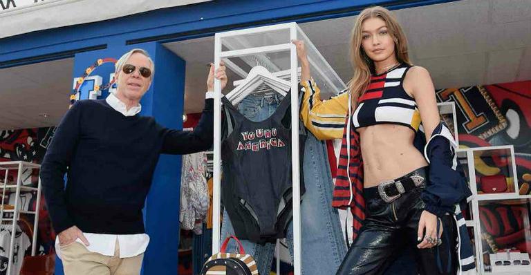 Gigi Hadid renova parceria com o estilista Tommy Hilfiger: “Tem sido inspirador”
