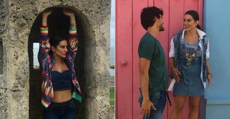 Cleo Pires rouba a cena em ensaio na Colômbia