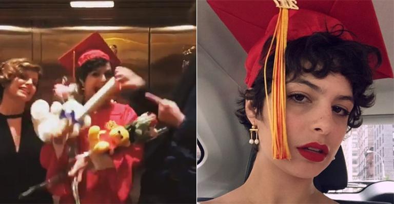 A cara da mãe, filha de Deborah Bloch se forma em cinema nos Estados Unidos