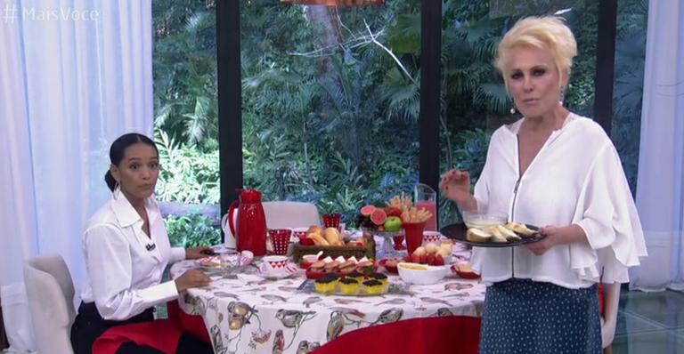 Taís Araújo revela que contou a Ana Maria Braga no intervalo do ‘Mais Você’ que não comia abóbora
