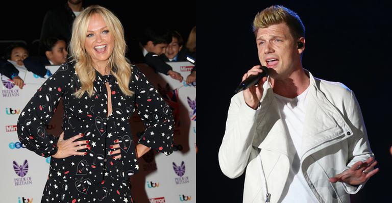 Emma Bunton, das Spice Girls, e Nick Carter, dos Backstreet Boys, vão ser jurados de reality show