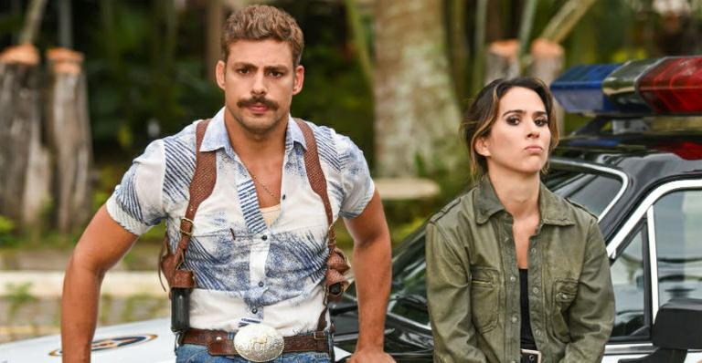 Cauã Reymond e Tatá Werneck participam das gravações de ‘A Dupla’