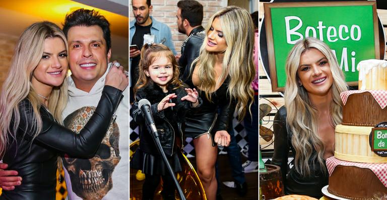Mirella Santos comemora os 34 anos com festa em São Paulo