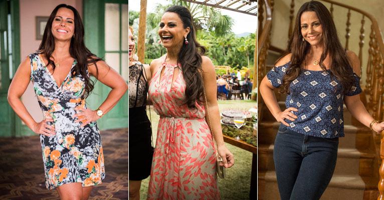 Inspire-se no estilo tropical, leve e feminino, de Edith (Viviane Araújo), de Rock Story