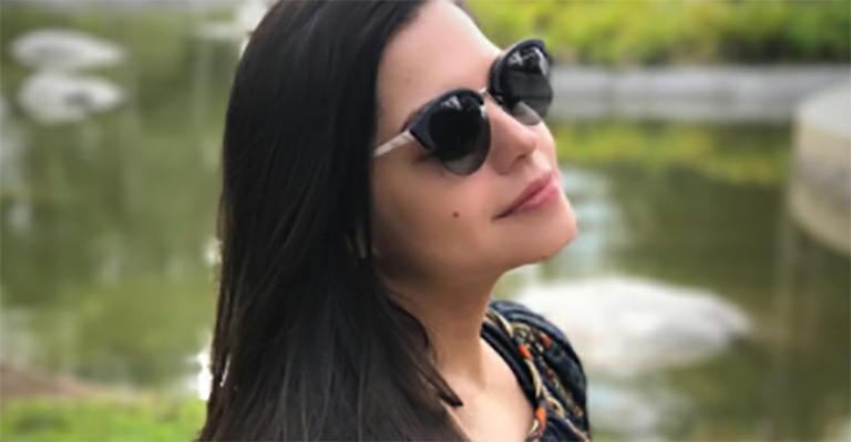 Thais Fersoza exibe barrigão: “Reta final”