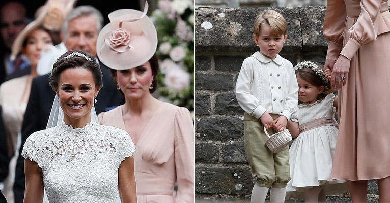 Saiba o motivo da bronca e do choro do Príncipe George no casamento da tia, Pippa Middleton