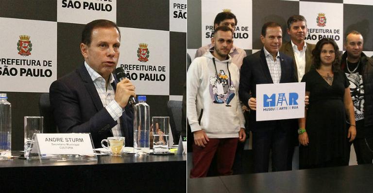 João Doria lança o Museu Arte na Rua em São Paulo