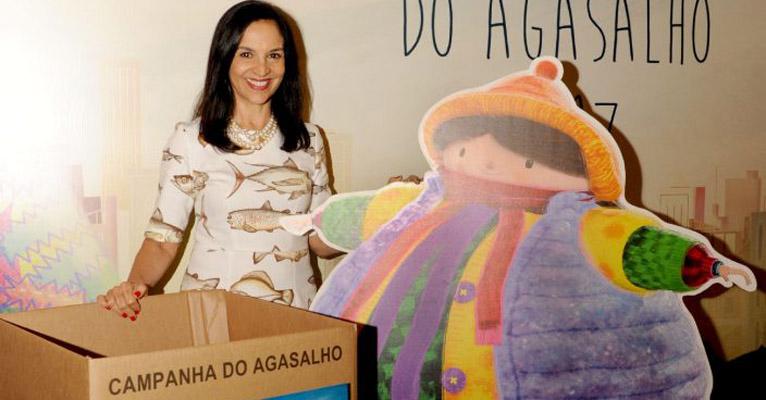 Lu Alckmin lança a campanha do Agasalho 2017 em SP