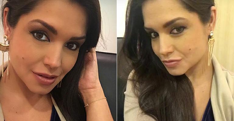 Grávida, Thais Fersoza curte noitada com o marido, Michel Teló