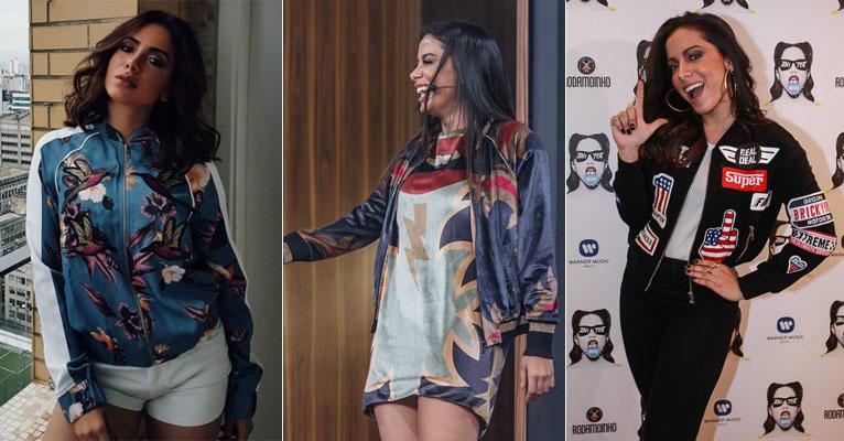 Anitta investe em jaqueta bomber para deixar o look de frio estiloso; saiba usar