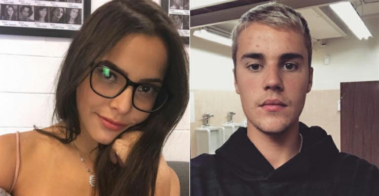 Emilly Araújo tenta contato com Justin Bieber em live