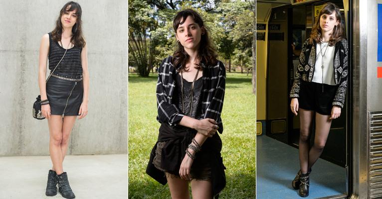 Inspire-se no estilo alternativo e rocker de Lica (Manoela Aliperti), de Malhação