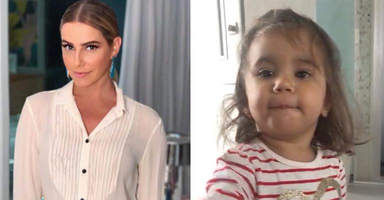Com 1 ano e meio, Maria Flor pede “por favor” e diz “obrigada” para a mãe, Deborah Secco
