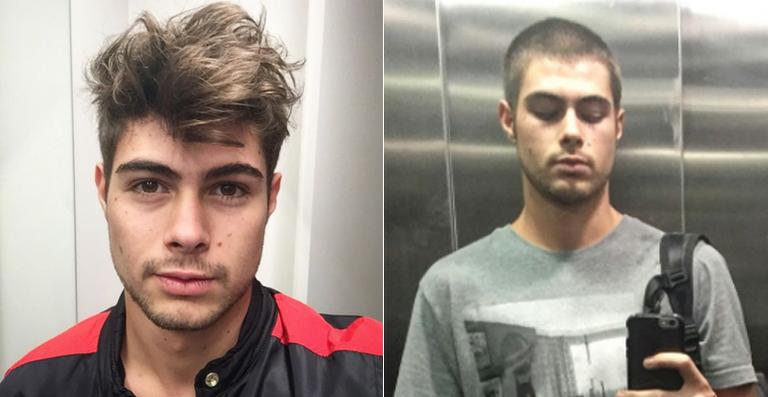 Novo visual! Rafael Vitti se despede de Léo Régis