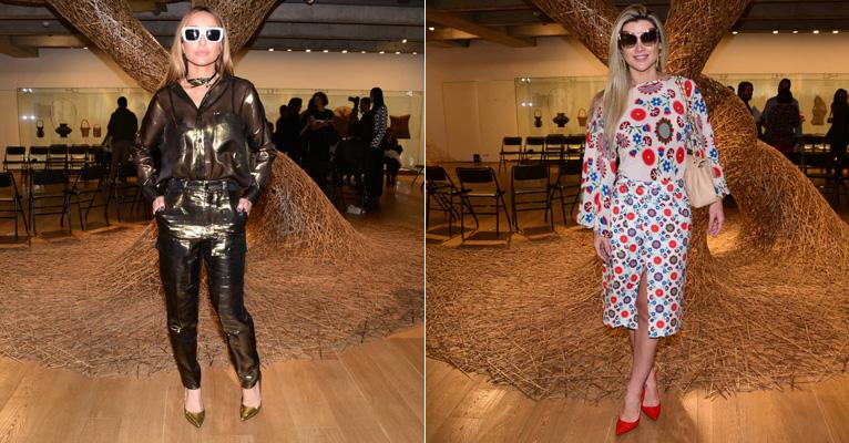 Sabrina Sato, Mirela Santos e vips conferem desfile de Reinaldo Lourenço