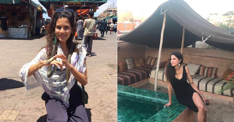 Raica Oliveira se encanta pela cultura rica e interessante do Marrocos