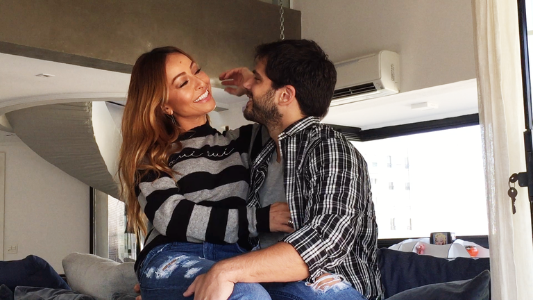 Sabrina e Duda: bastidores da capa da Revista CARAS