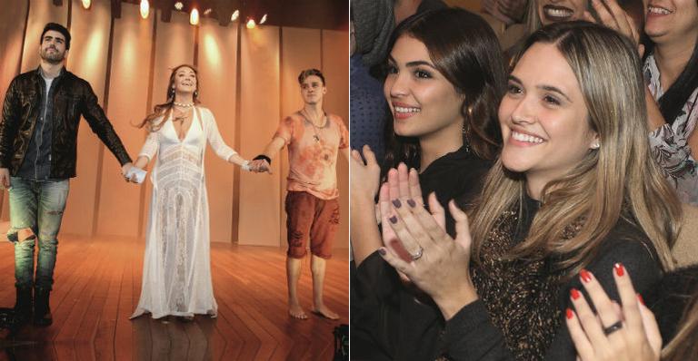 Juliana Paiva prestigia estreia do amado, Juliano Laham