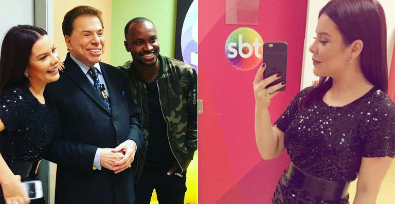 Após 20 anos, Fernanda Souza reencontra Silvio Santos no SBT