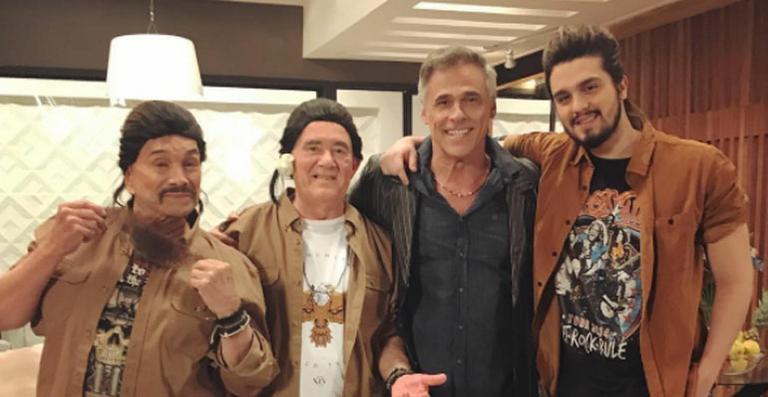 Luan Santana grava participação em especial de Os Trapalhões
