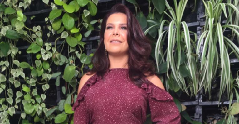 Emocionada, Fernanda Souza diz que se arrepende de ter trabalhado no dia da morte de seu pai