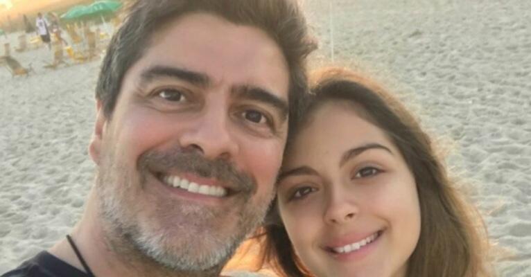 Junno Andrade se derrete pela filha, Luana: “Amor que não cabe em mim”