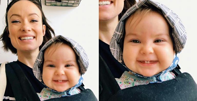 livia Wilde se rende aos encantos da filha, Daisy