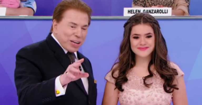 Maisa Silva chora com homenagem no programa Silvio Santos