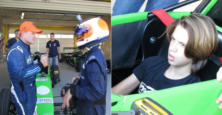 Filho de Rubens Barrichello segue os passos do pai no automobilismo