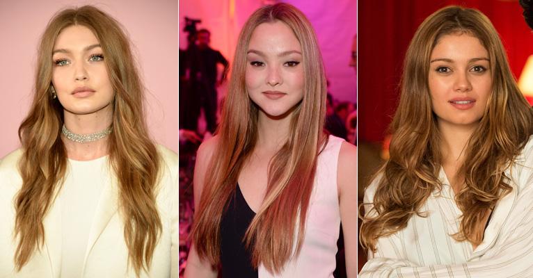 Cabelo longo com tom de loiro doce de leite é tendência no inverno